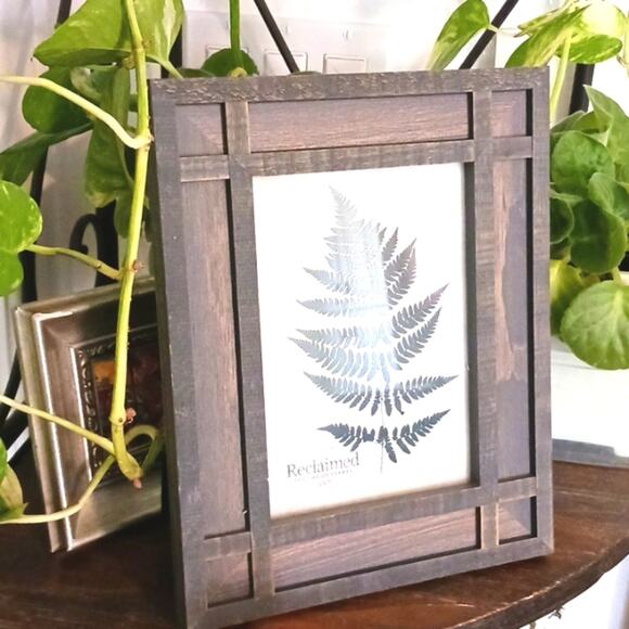 Wood Picture Frame 5×7 Brown French Country Cottagecore Modern Farm Rustic Table - Picture 5 of 10